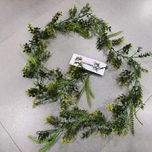 KING SONG Lush Artificial Greenery Garland - Versatile Fake Plant for Home Styling