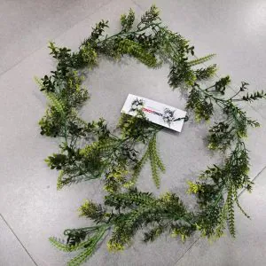 KING SONG Lush Artificial Greenery Garland - Versatile Fake Plant for Home Styling